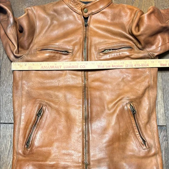 Hondo Huntley (Curated) Cafe Racer Thick Leather Jacket - Picture 9 of 13